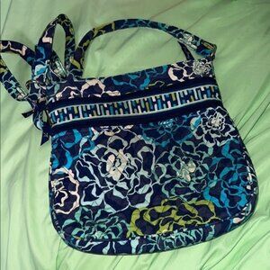 Vera Bradley crossbody blue floral Bag